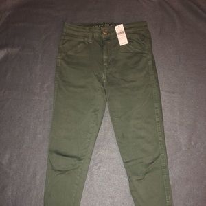 Army green American Eagle jeans